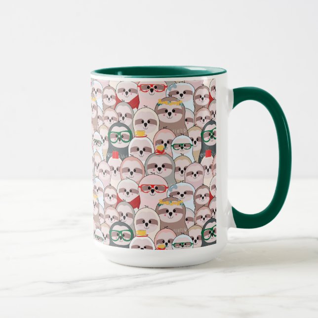 Mug Motif comique de paresse (Droite)