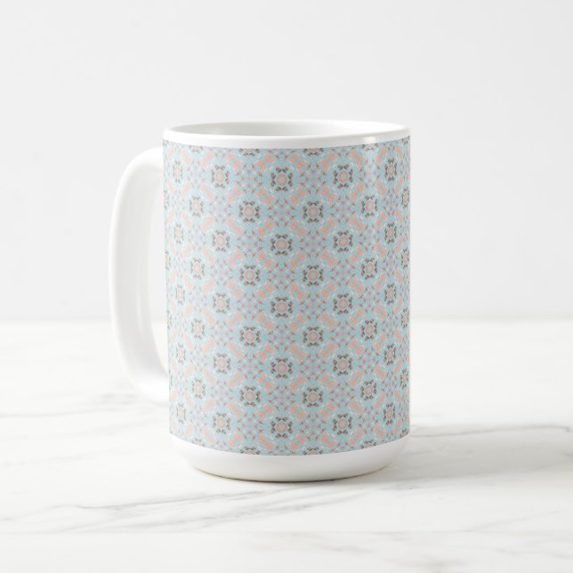 Mug Motif coquillage sans couture (Devant gauche)