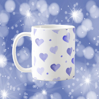 Mug Motif couleur bleu aquarelle