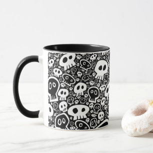 Mug Motif crâne blanc