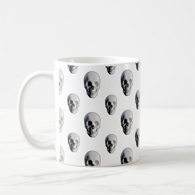 Mug Motif crâne Halloween (Gauche)