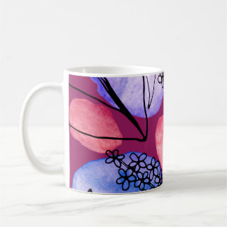 Mug Motif créatif sans faille avec fleurs d'art