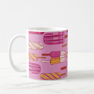Mug Motif crème glacée, illustration.