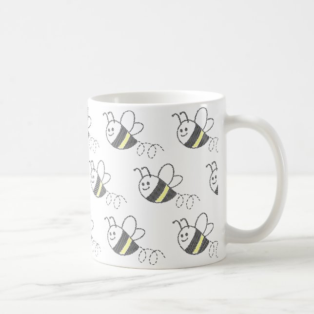Mug Motif croisé Imprimer Abee mignonne (Droite)