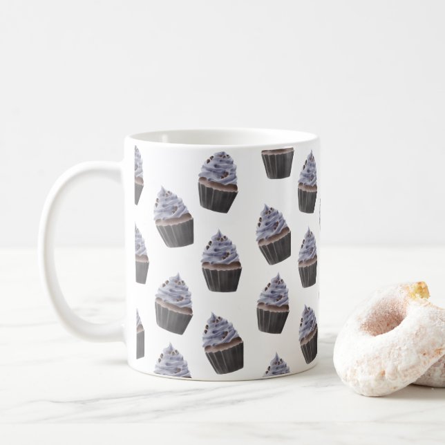 Mug Motif Cupcake (Avec donut)