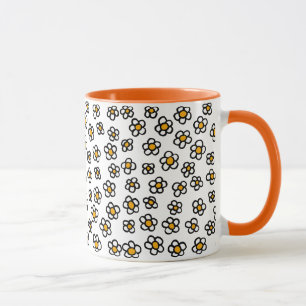 Mug Motif Cute Daisy