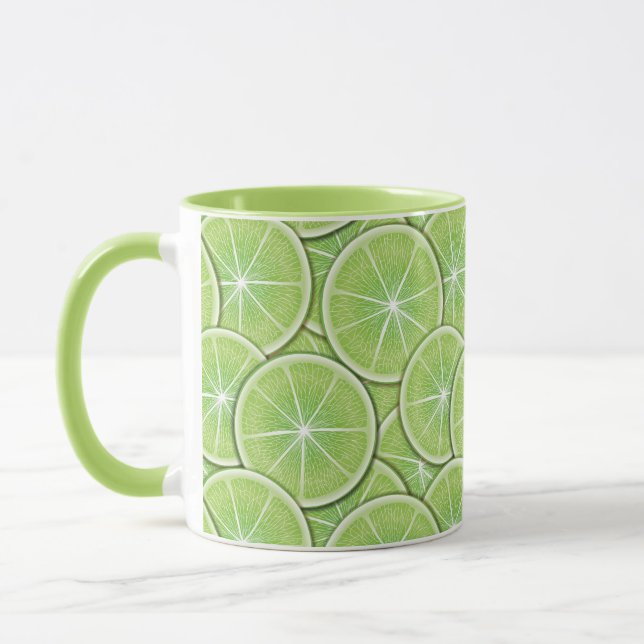 Mug Motif d'agrumes (Gauche)