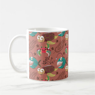 Mug Motif d'animaux aquatiques   vie sous-marine en me