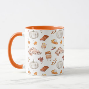 Mug Motif d'aquarelle confortable Autumn Essentials
