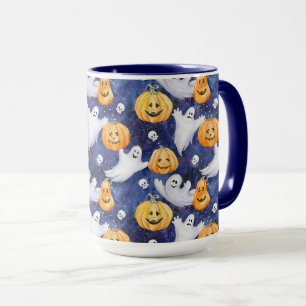 Mug Motif d'aquarelle Halloween