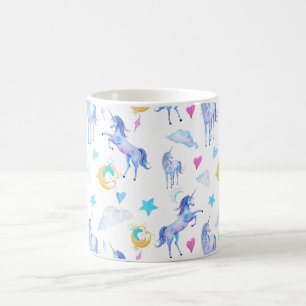 Mug Motif d'aquarelle magique Unicorn Design Imaginair