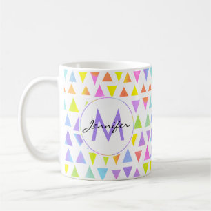 Mug Motif d'aquarelle triangulaire coloré