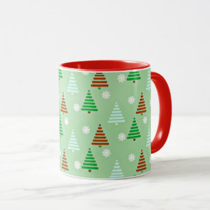 Mug Motif d'arbre de Noël