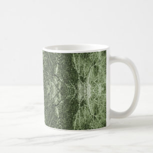 Mug Motif d'arbre en silhouette verte
