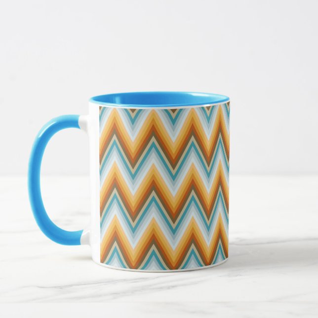 Mug Motif d'arrière - plan de Chevron (Gauche)