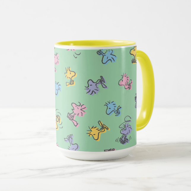 Mug Motif d'art de la Pop de sucre Woodstock (Devant droit)