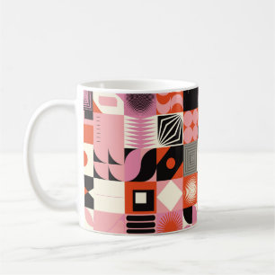 Mug Motif d'art d'inspiration scandinave réalisé avec