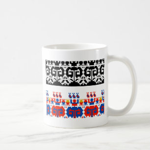 Mug Motif d'art populaire bulgare