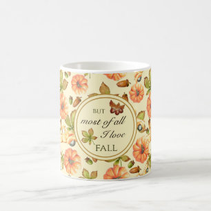 Mug Motif d'automne Vintage d'aquarelle