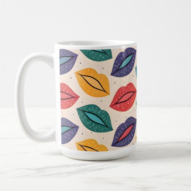 Mug Motif de baiser (Gauche)