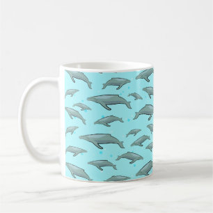 Mug Motif de baleine bleue