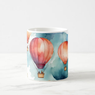 Mug Motif de ballon à air chaud coloré