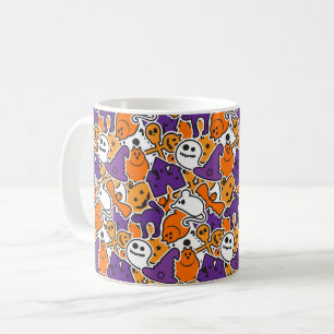 Mug Motif de bande dessinée d'Halloween
