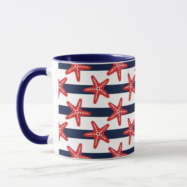 Mug Motif de bannière étoilée (Gauche)