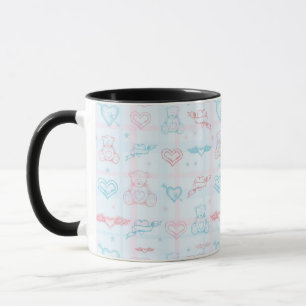Mug motif de bébé avec l'ours de nounours