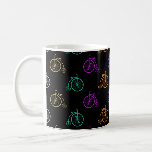 Mug Motif de bicyclette rétro (Gauche)