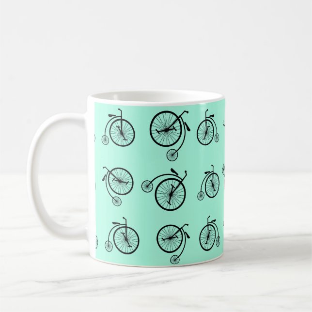 Mug Motif de bicyclette rétro (Gauche)