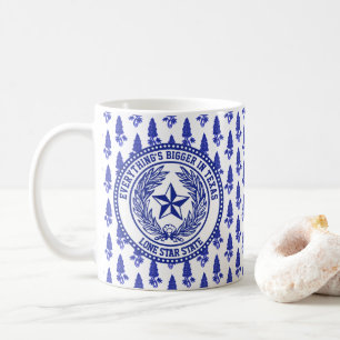 Mug Motif de Bluebonnet de logo du Texas votre texte
