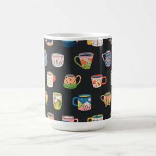 Mug Motif de boîtes de café colorées