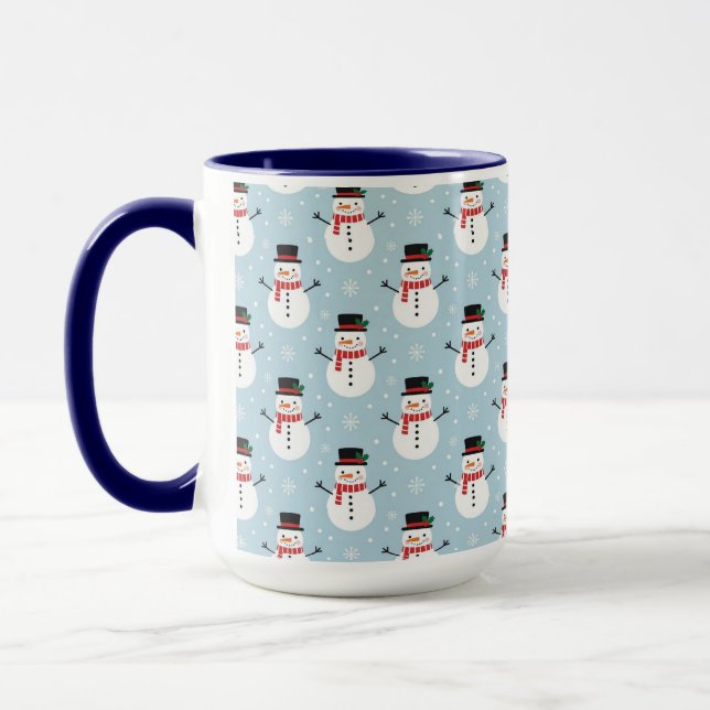 Mug Motif de bonhomme de neige (Gauche)