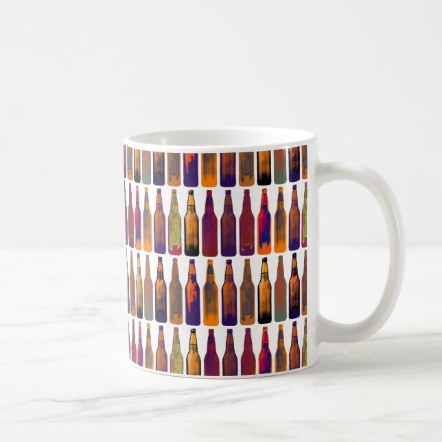Mug motif de bouteilles (bière) (Droite)