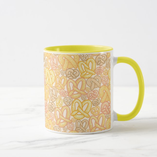 Mug Motif de bretzel (Droite)