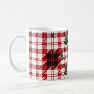 Mug Motif de cadeaux de sapin de Noël Kawaii