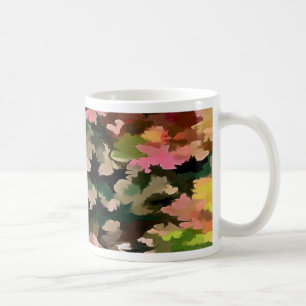 Mug Motif de camouflage aux tons automnaux