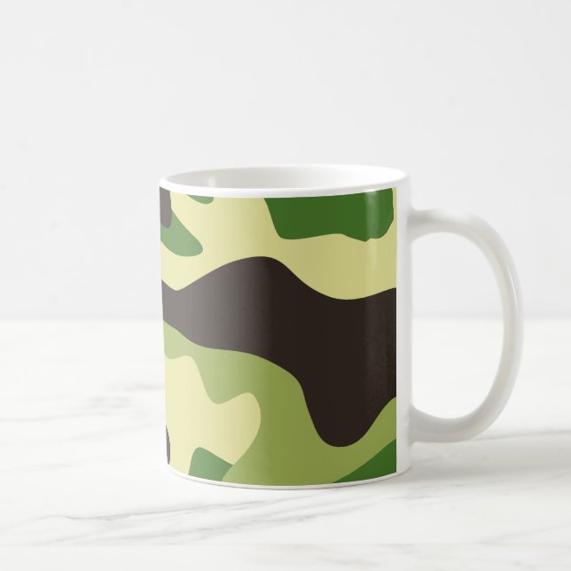 Mug Motif de camouflage kaki (Droite)