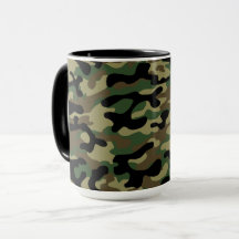 Motif de camouflage kaki de la forêt