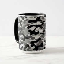 Motif de camouflage urbain gris noir