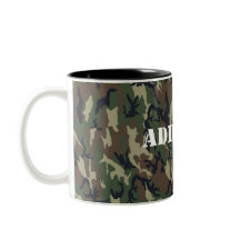 Motif de camouflage vert militaire