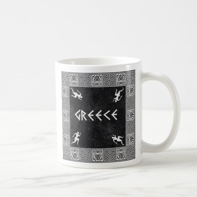 Mug Motif de carré de Grec (Droite)