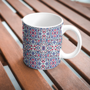 Mug Motif de carreau turc ornemental