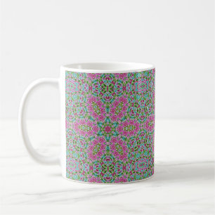 Mug Motif de carrelage mosaïque kaléidoscopique modern