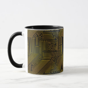 Mug Motif de carte d'ordinateur