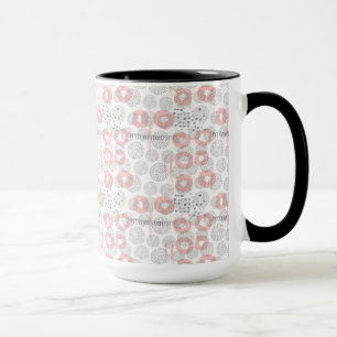 Mug Motif de cercle de point de polka