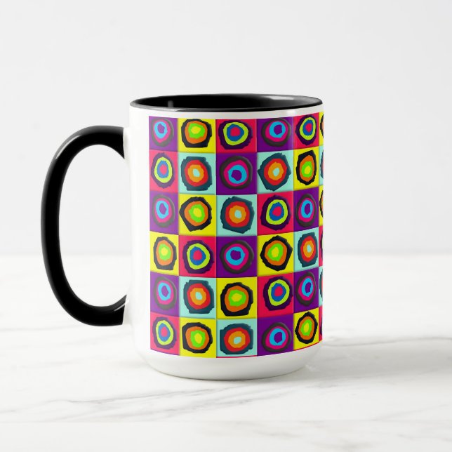 Mug motif de cercles (Gauche)