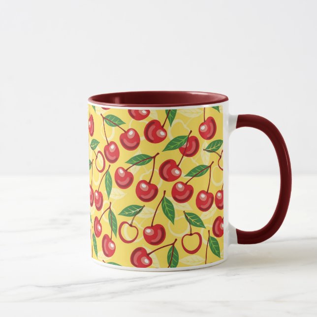 Mug Motif de cerise (Droite)