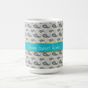 Mug Motif de Champagne Paisley